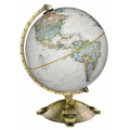 National Geographic 12" Allanson Desk Globe w/ Antique Plated Base